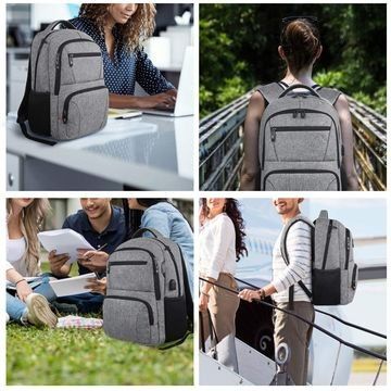 Odporny na wodę laptop plecak podróże biznesowe Slim trwały antykradztwo laptop plecak USBCharging