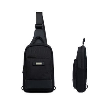 10' Unisex Sling Bag Daypack Messenger Z Czarnym Szary
