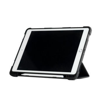Przejrzysty, wytrzymały obudowa Ipad z miękką krawędzią, magnetyczny trójskładnik